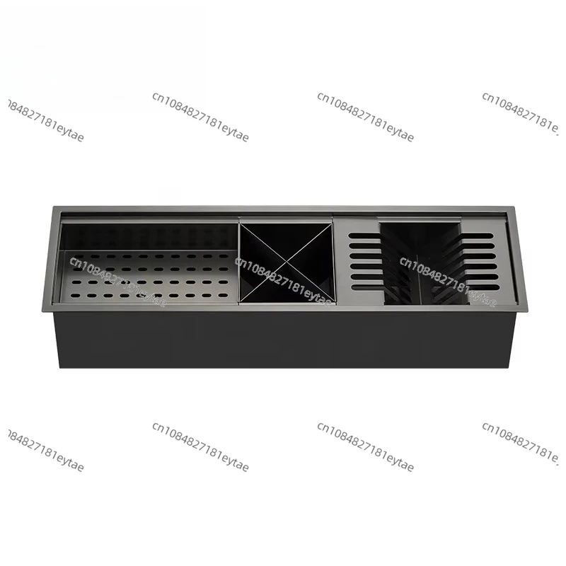 Stainless Steel 304 Small Single Bowl Kitchen Sink Factory's Especial Fregadero De Cocina with Two Holes