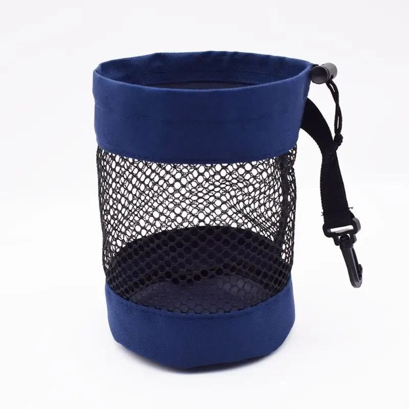 652F المحمولة كرة جولف حقيبة التخزين سعة كبيرة جولف كيس التخزين النايلون شبكة حقيبة للجولف والبيسبول وكرات التنس #1