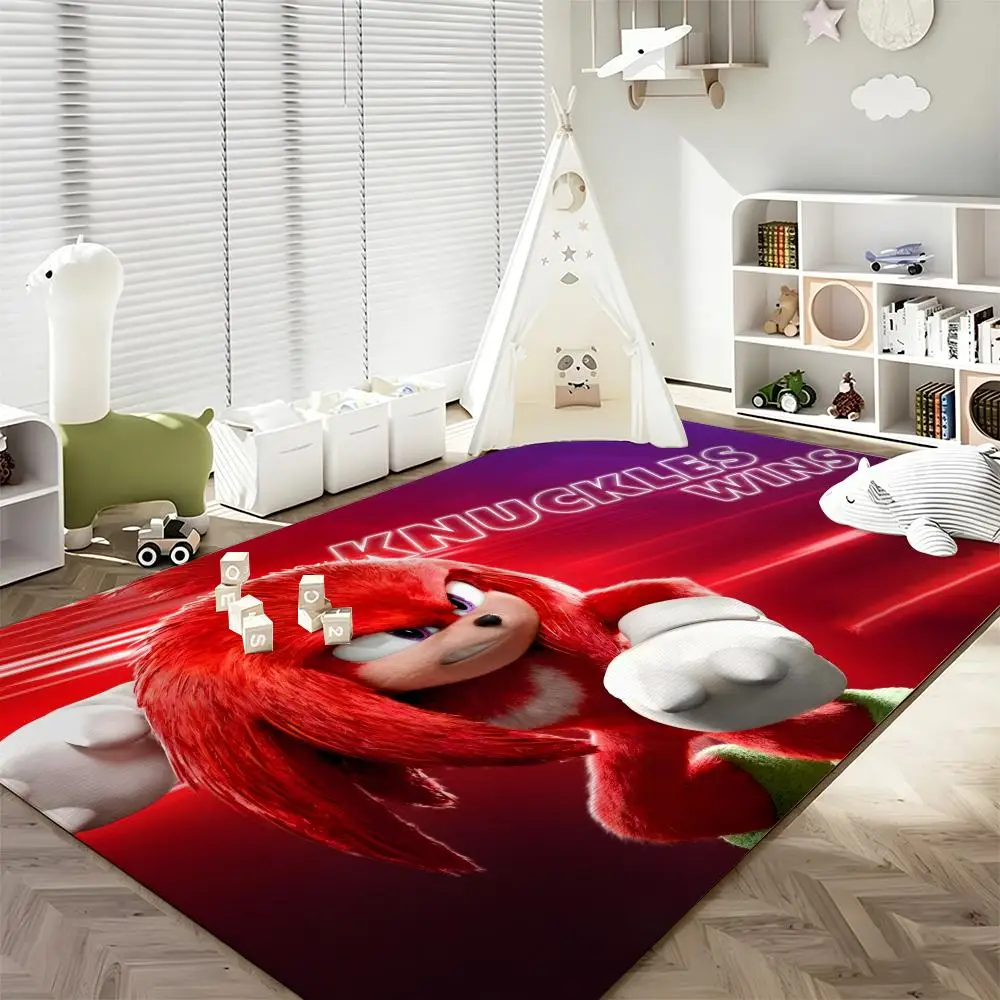 Character K-Knuckles Floor Mat Soft Flannel Entrance Door Mat Non Slip Absorbent Bathroom Bedroom Floor Rug