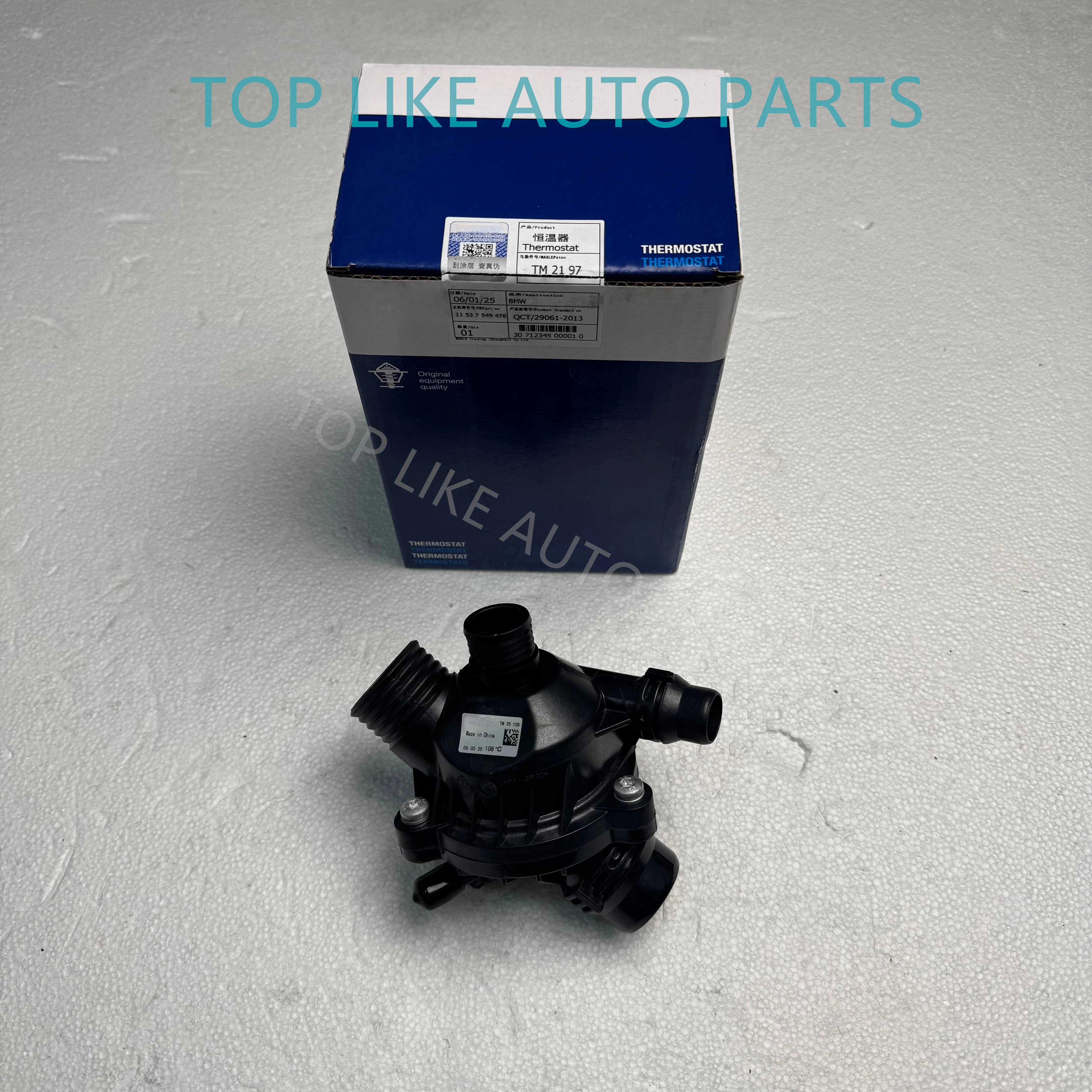 1pc Brand Thermostat 11538671516 for BMW 3.0T 2011-2016 535I 2010-2017 TM21103 11537601159 11537580627 11538671517 11537601158