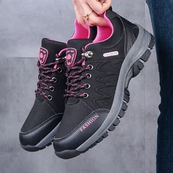 Scarpe da trekking da donna Sneakers impermeabili da esterno Scarpe da passeggio antiscivolo Calzature comode Stivali da arrampicata Scarpe sportive per Waman