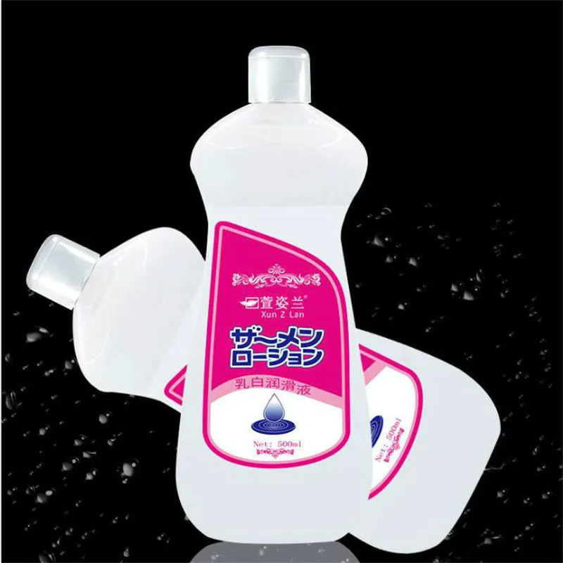 Japan AV Sex Lubricant 500ml Anal Lubricant Thick Water-based Sex Oil Vaginal Anal Lubricant Gel Sex Products For Adults lube