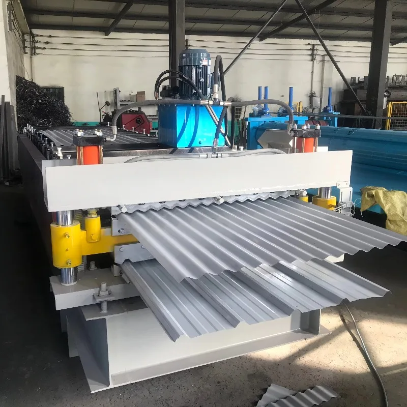 YG Customized Automatic Popular Colour Roof Sheet Making Machine Three Layer Triple Deck Profile Roof Wall Panel Roll Forming Ma