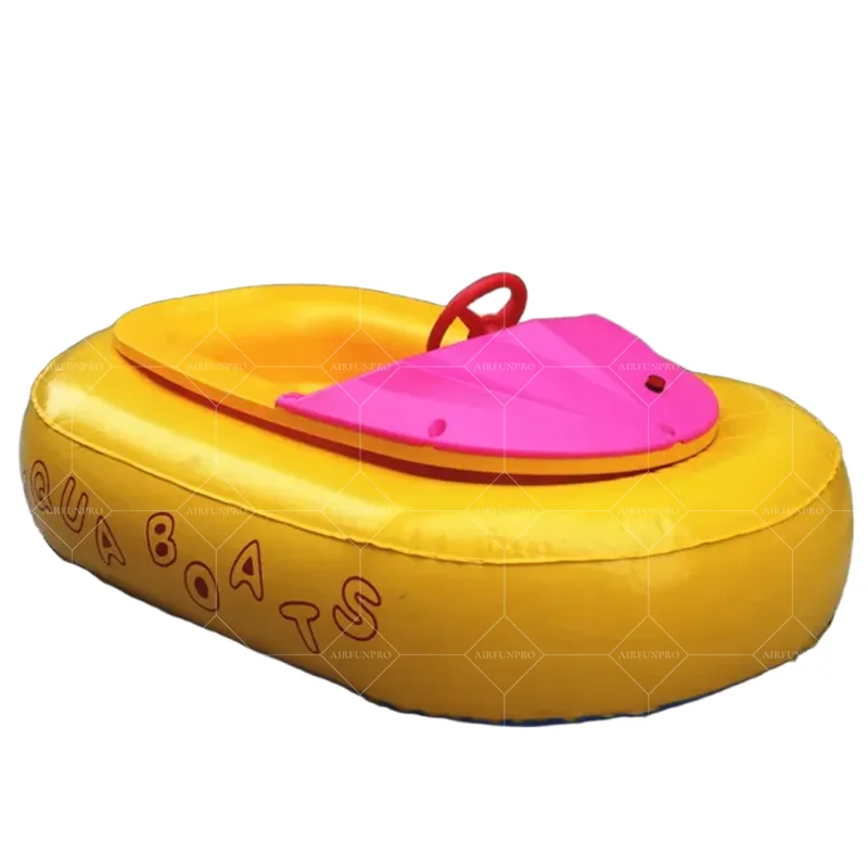 

Colorful Inflatable Bumper Boat for Pool Battery Electric Cleaner Fun Water Games for Adults & Children