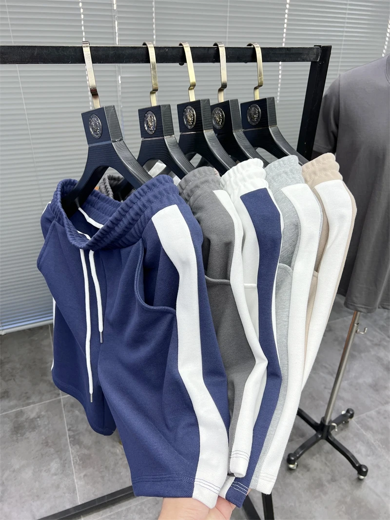 

Svip Faionable High Level Summer Men's Comfortable Casual orts Five-Point Pants Workwear Sle Straight Leg Trousers