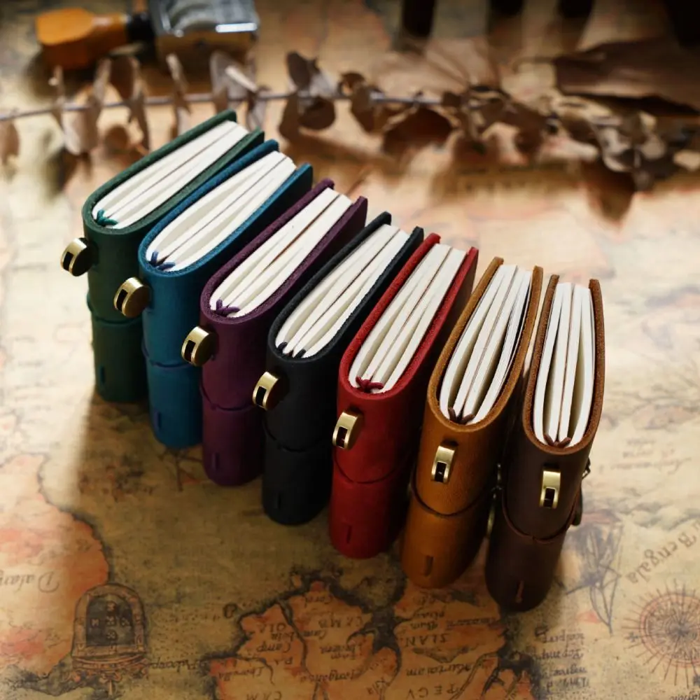 Ретро пишущая обложка из воловьей кожи, альбом для рисования, блокнот для путешественника ручной работы, кожаный блокнот для дневника «сделай сам», граффити