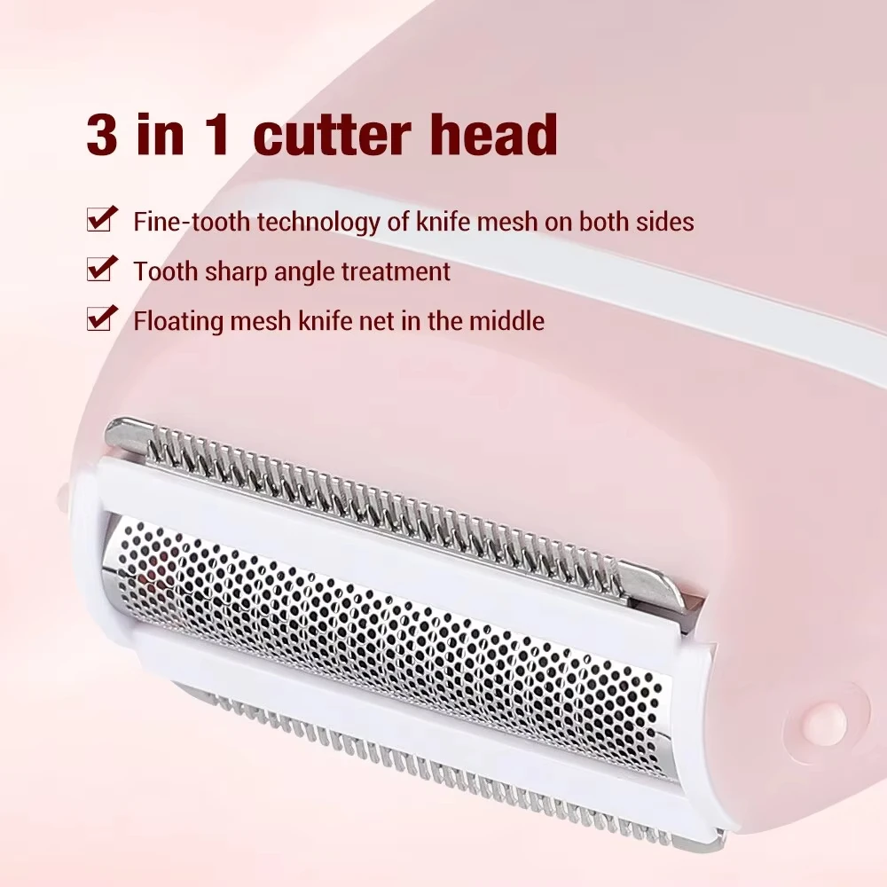 3 in 1 Electric Razor Mini Special Razor Hair Removal Equipment Full Body Armpit Knife Intimate Area Women