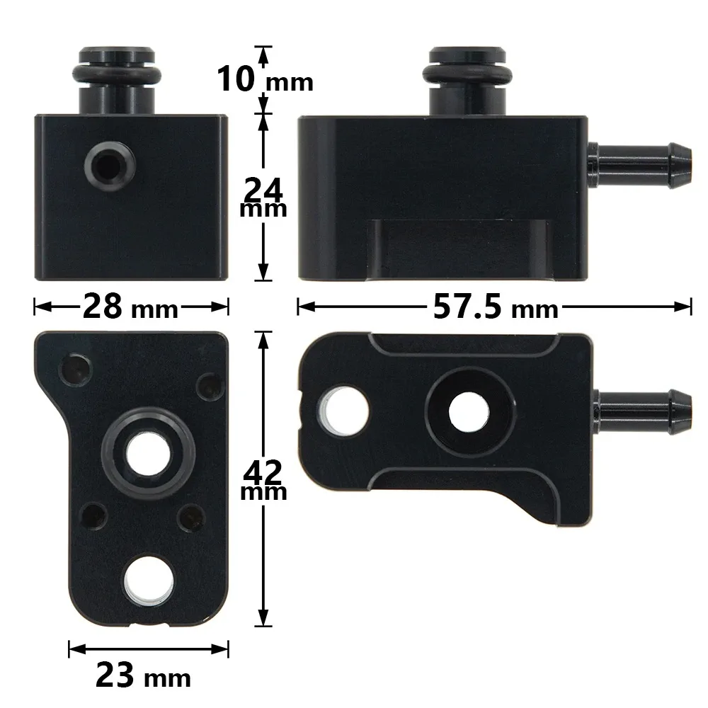 

Boost Gauge Tap Blow Off Valve Boost Gauge Adapter for Audi VW TSI EA888 Gen3 1.8t 2.0t MK7 MK6 B7 MQB