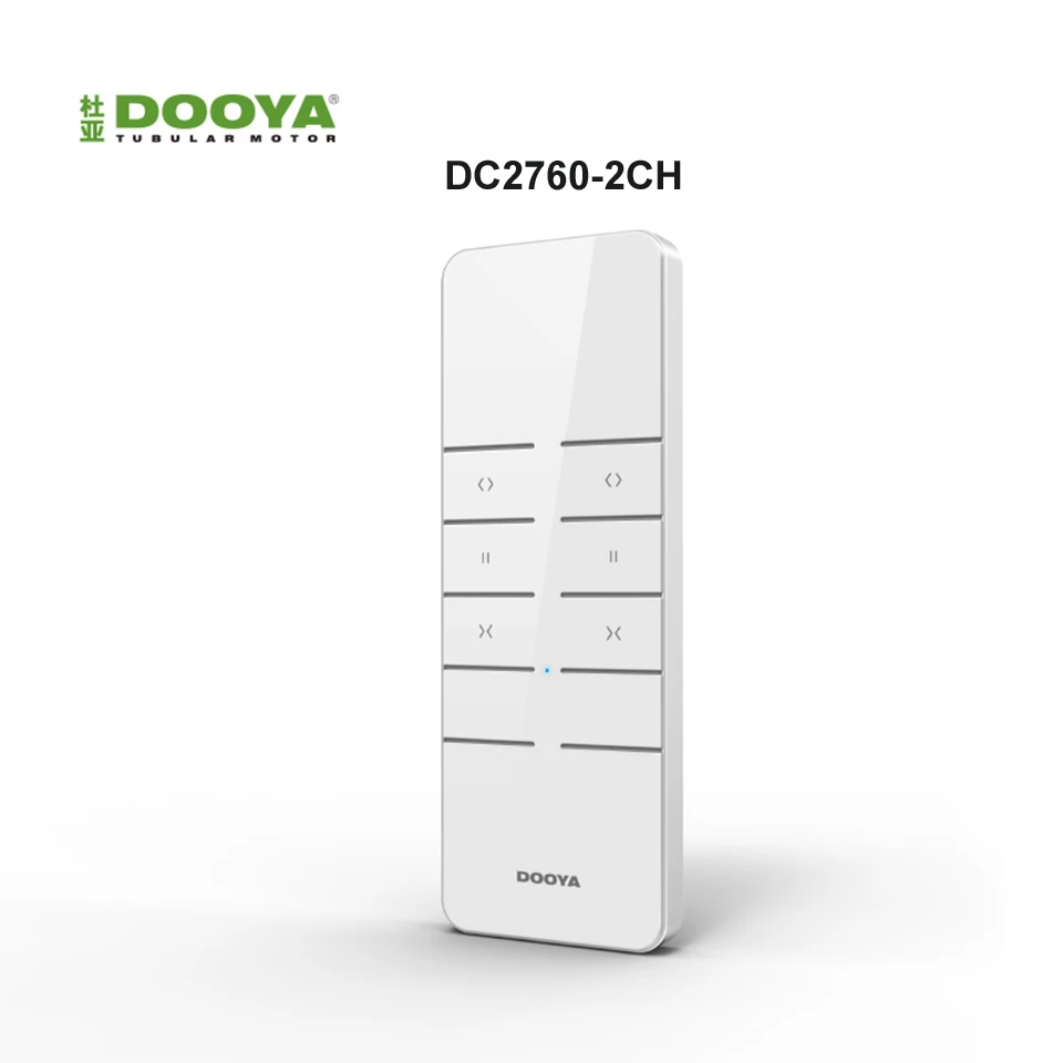 Dooya DM25LEU Intelligent Tubular Motor EU/US w RF433 Remote Roller Blind Shutter Li Battery Smart Curtain Motor for 38mm Tube