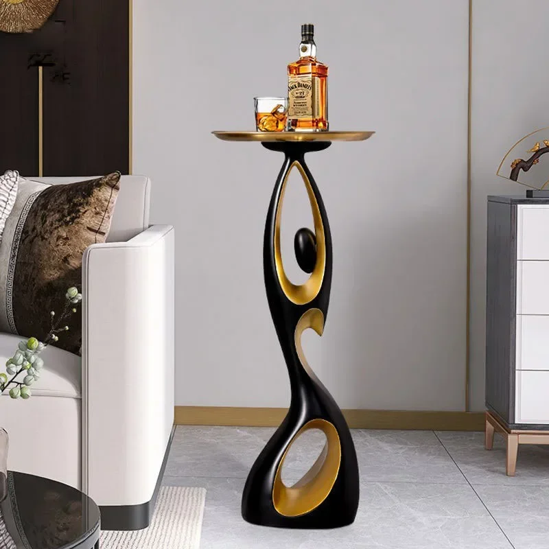 

Creative Home Decor Art Abstract Sofa Side Table Light Luxury Living Room Porch Decoration Corner Table Designer Furniture