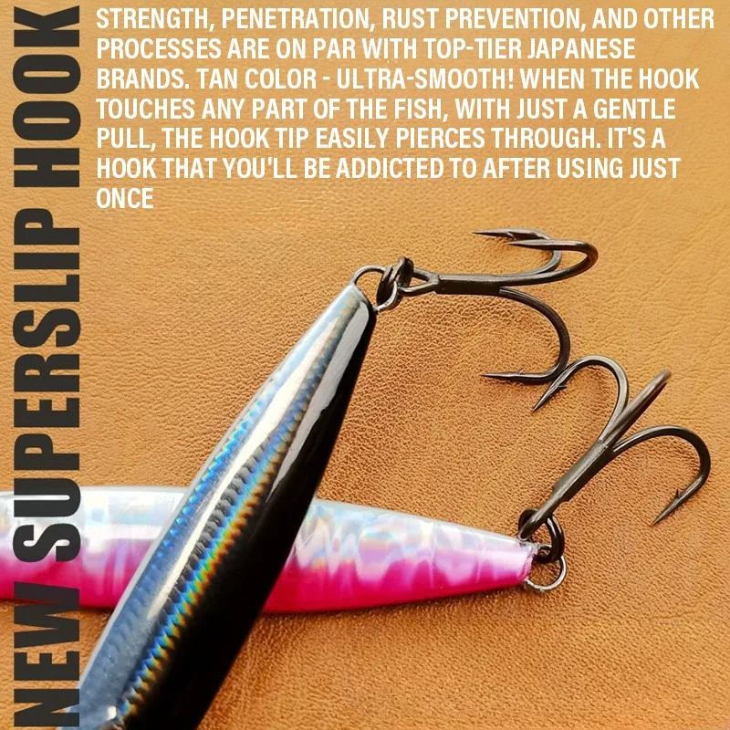 drift fishing lures Jackall King Craw Three Rivers Tackle Complete with three Berkley Fusion19 treble hooks that dramatically increase hook Drift Walker Saltwater