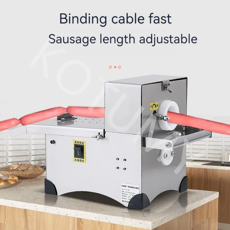 Automatic Electric Sausage Twisting Knotter Tying Machine Sausage Binding Machine Sausages Linker Equipment