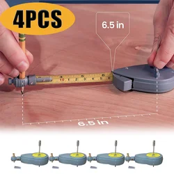 木工碑文サークル測定テープ、多機能メジャー、アークサイズ、マーキング