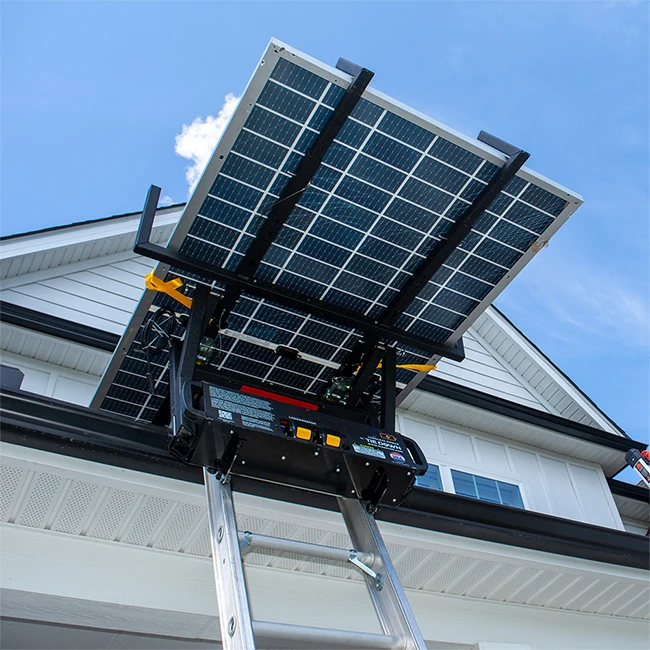 Hydraulic Lifting Cat For Solar Panels Aluminum Alloy Ladder Escalera Paneles Solares