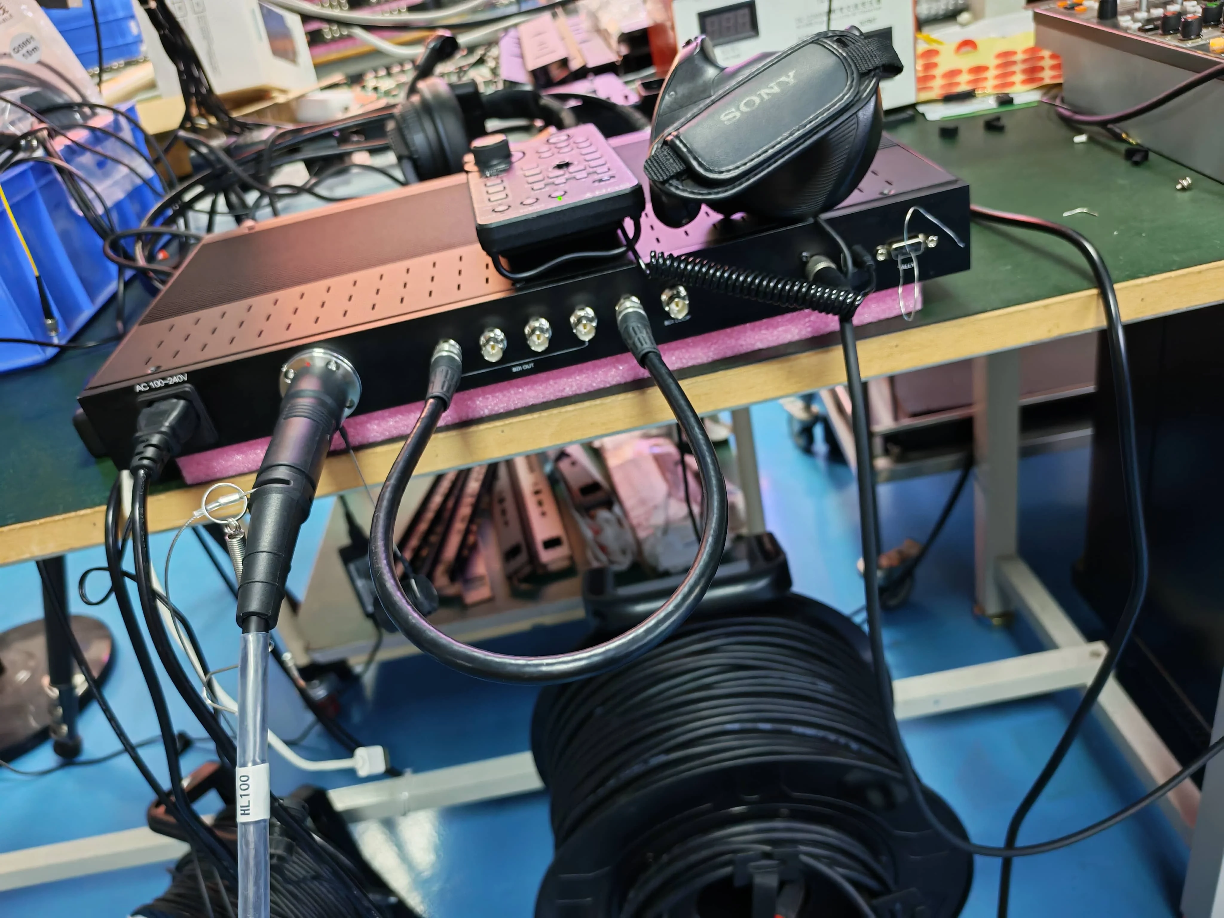SMPTE Fiber Camera Control System With 12G SDI Video for FX6/FX9