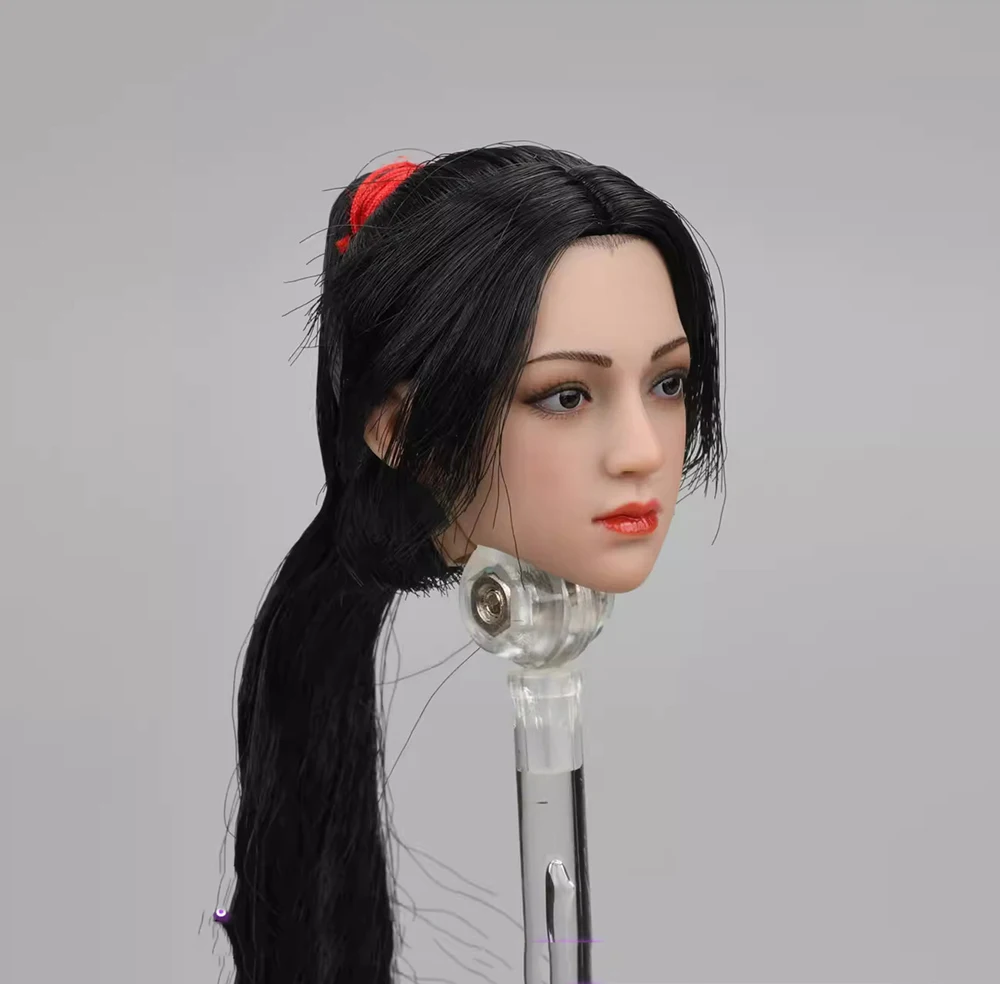 

1/6 TBLeague PL2023-204A Female Warrior Soldier Princess Hua Mulan Asia Vivid Head Sculpt Carving with Long Hair Model