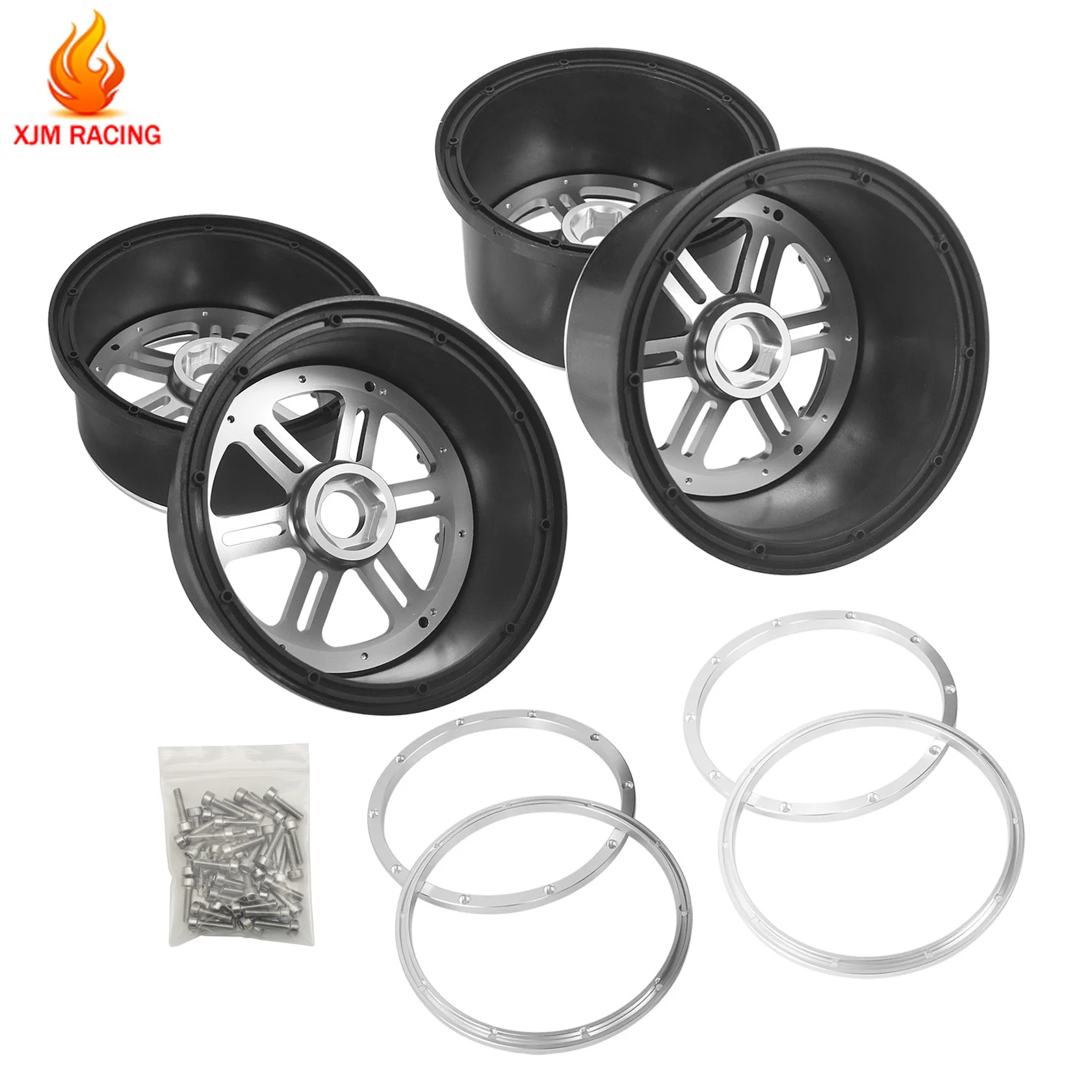 All-terrain voor- of achterband of metalen wielnaaf voor 1/5 Hpi Rofun Rovan Kingmotor Mcd Redcat Rcmk Baja 5B SS Truck Rc Auto Onderdeel