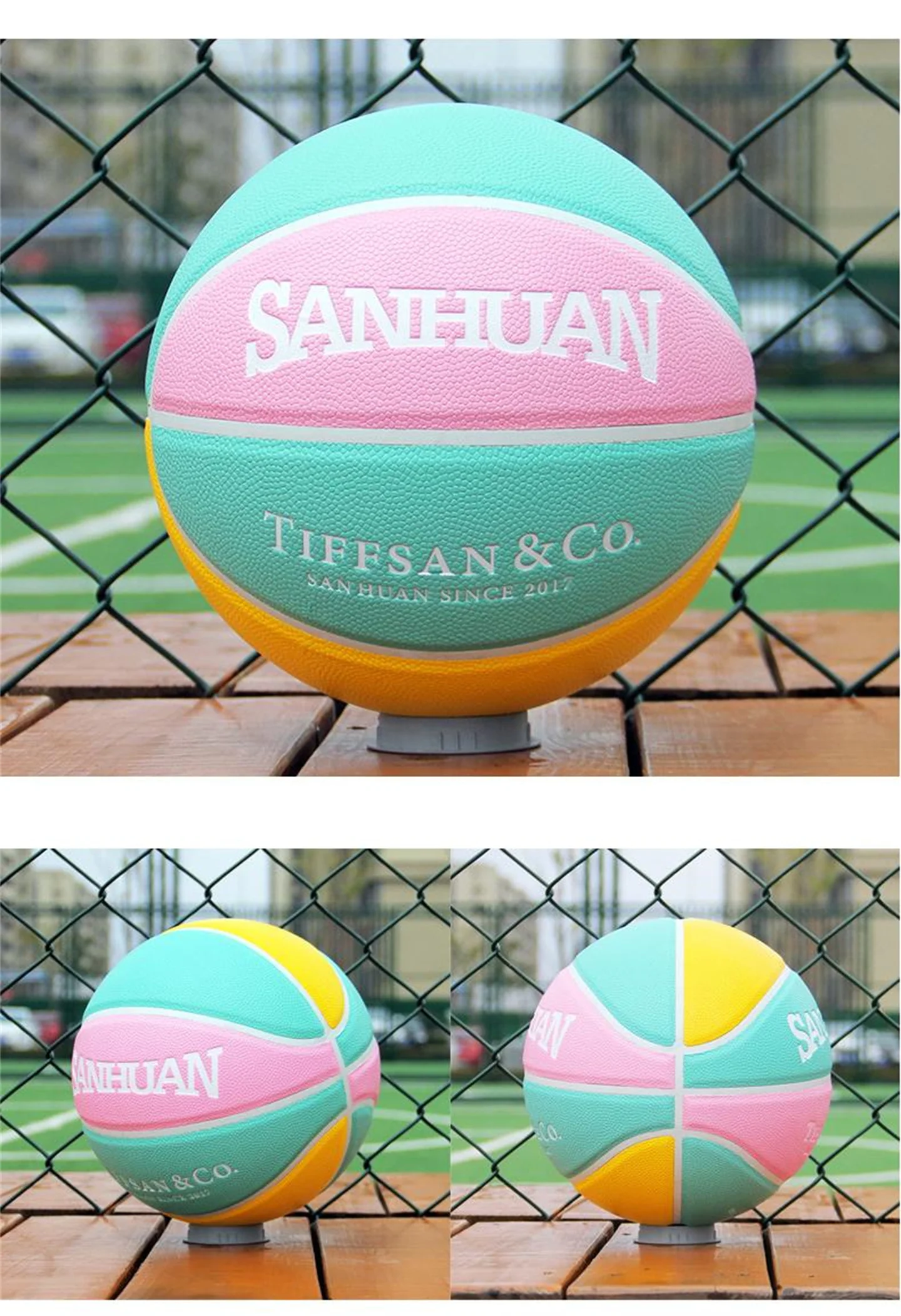 Pudełko upominkowe do koszykówki ze skóry PU, rozmiar 7 #   Dla dorosłych mężczyzn kobiet piłka treningowa na świeżym powietrzu akcesoria do prezentów