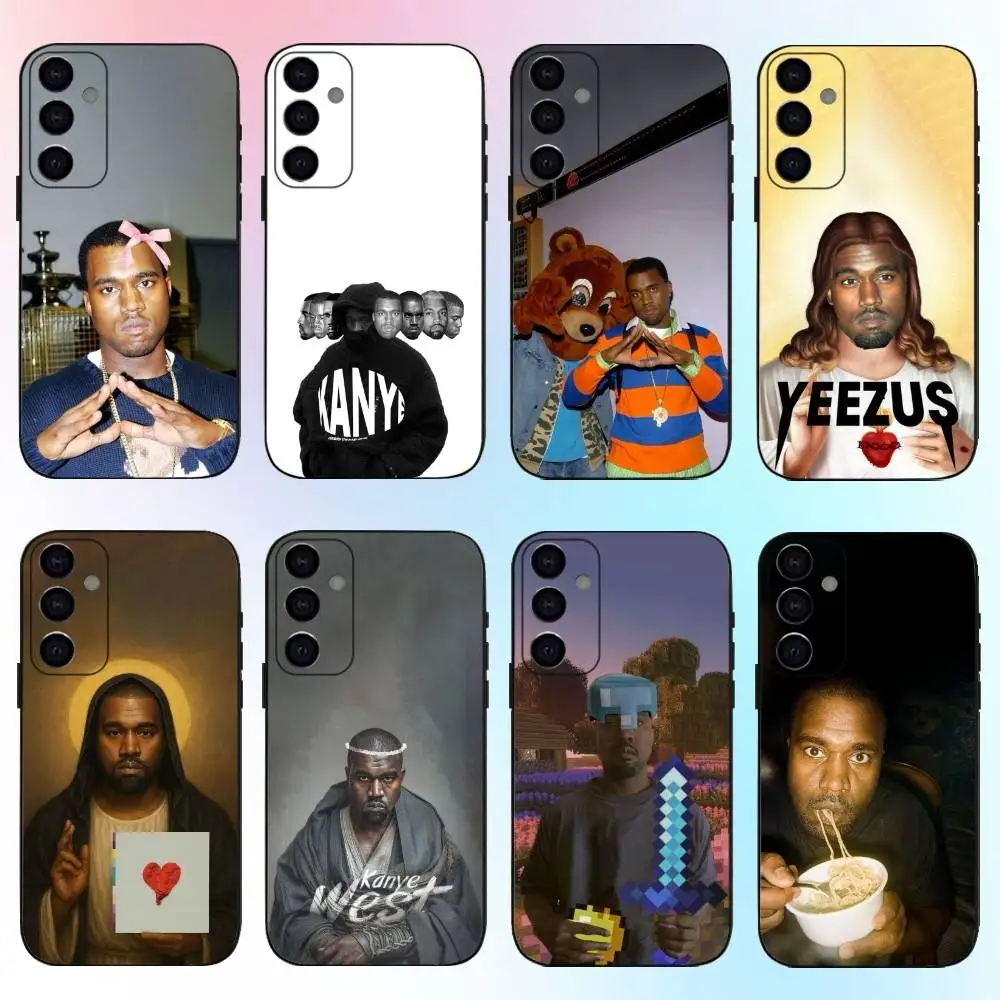 

Funny K-Kanye WEST Y-Ye Phone Case For Samsung Galaxy A73,A72,A71,A70,A53,A52,A51,Others Soft Black Cover