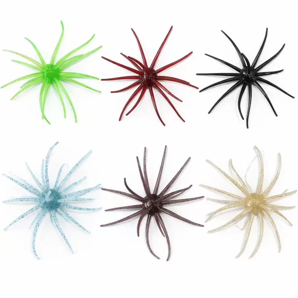 Coike Style Sea Urchin Soft Bait TPE Anti Tear Earth Lure Slow Fall Action Neko Rig Bass Fishing Lures Accessories