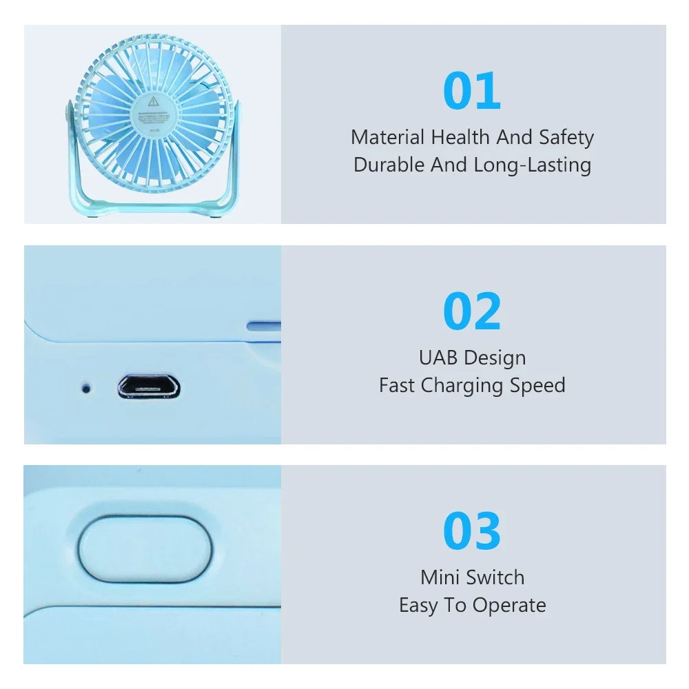 Mini fan portable fan Desktop Fan for Home Office or Travel usb ventilation fan air conditioner 12v neck fan bladeless fan