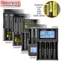 Liitokala lii-600 lii-500 lii-500S LCD 3.7V 1.2V 18650 26650 21700 Battery Charger,Test the battery capacity Touch control