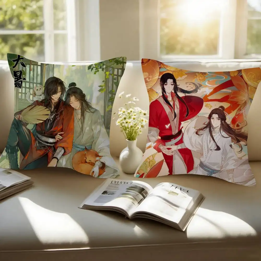 Anime Heavenly Officials Blessing   Pillow Anime Pillow Sofa Bed Head Pillow Cover Cushion Cover Fashion