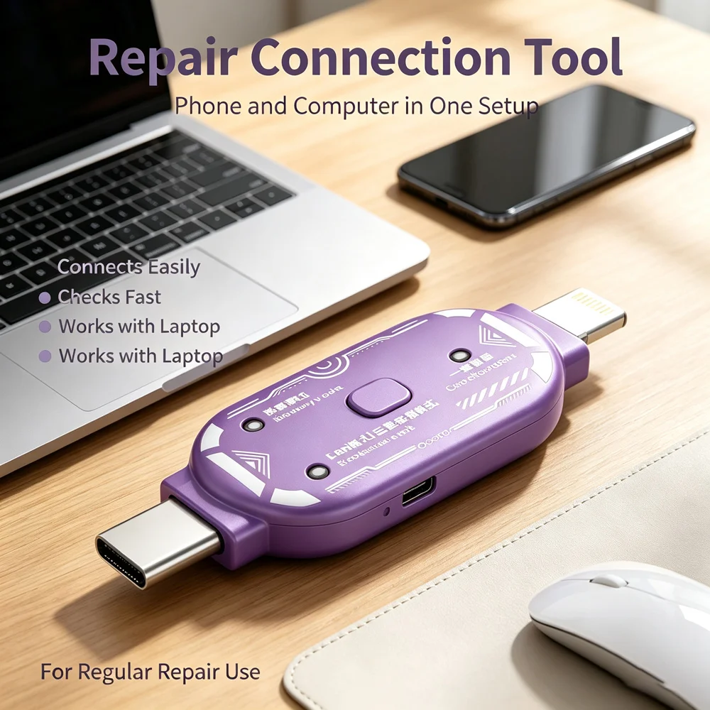 Portable Mobile Phone Engineering Test Cable One Key Access DFU Recovery Bootloader Mode For Mobile Flash Repair Workshop Use