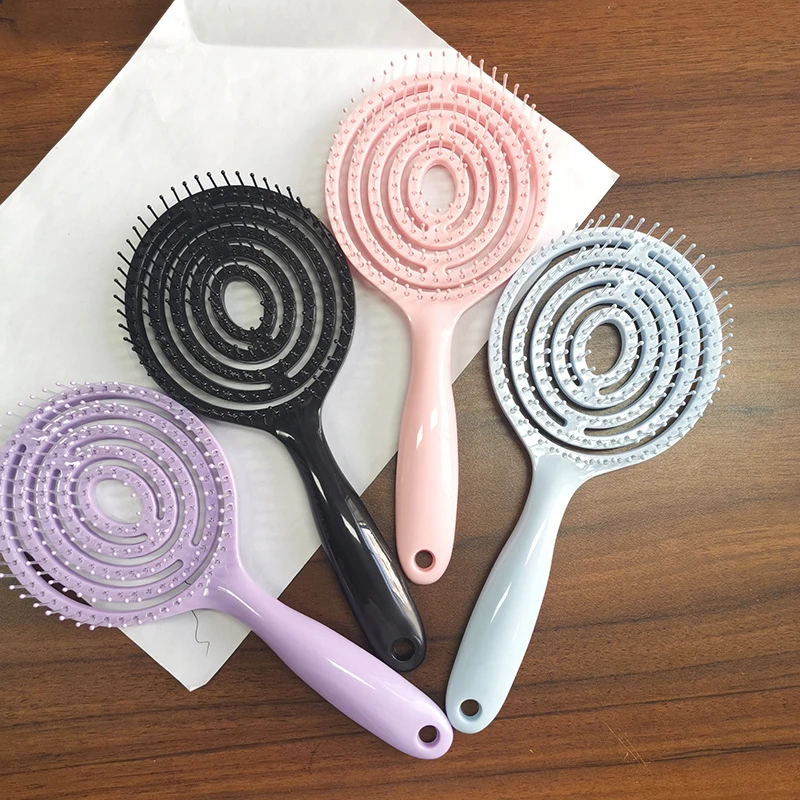 

Plastic Hollow Comb - Massage and Style Curls with This Fluffy Hair Comb