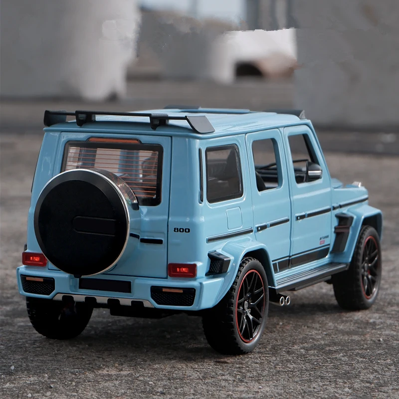 1/32 G800 G65 SUV Alloy Car Model Diecast Metal Toy Off-road Vehicles Car Model Simulation Sound Light Collection Childrens Gift