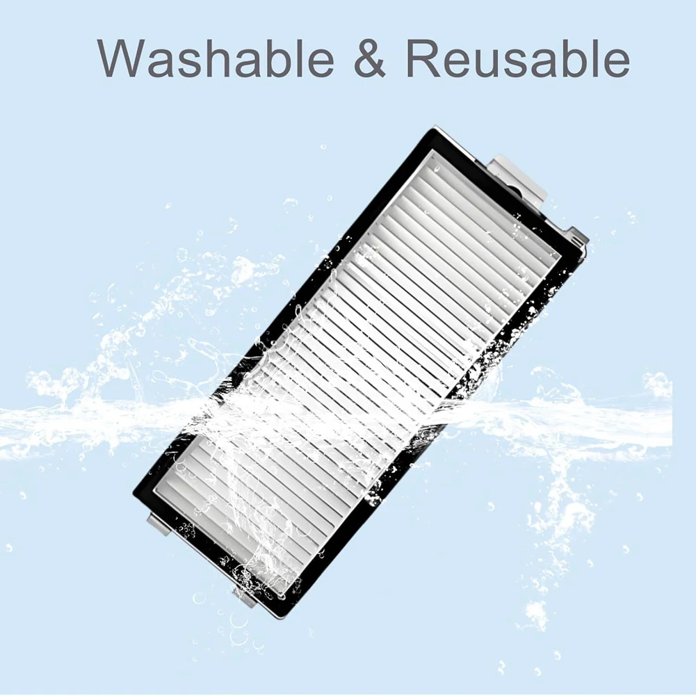 ABVI-Waschbare Filter Ersatzteile für Roborock Saros Z70/Qrevo Master Roboter Staubsauger HEPA Filter Zubehör