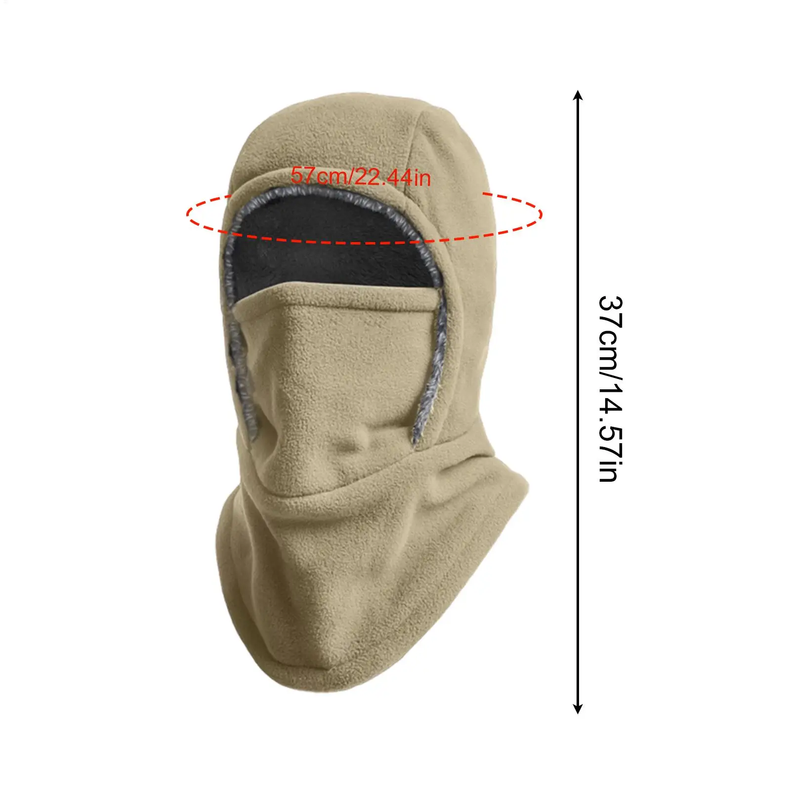 غطاء وجه للتزلج الحراري المقاوم للرياح لتدفئة الرقبة - للنساء للتزلج على الجليد والتزلج والتزلج والمشي لمسافات طويلة والجري وركوب الدراجات #5