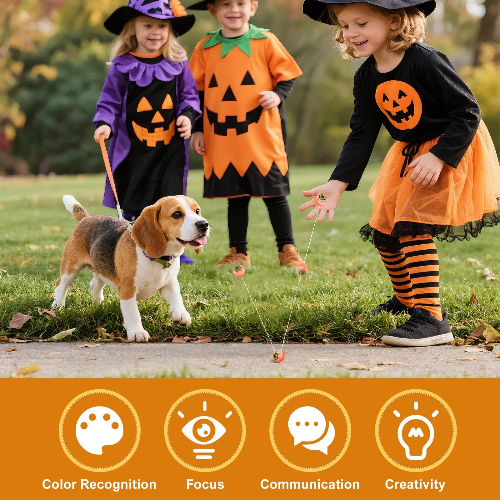 10個入り バウンスする目玉 ホラーデザイン ハロウィンパーティーの記念品 装飾 怖いいたずら小道具 お化け屋敷用品 トリックオアトリート