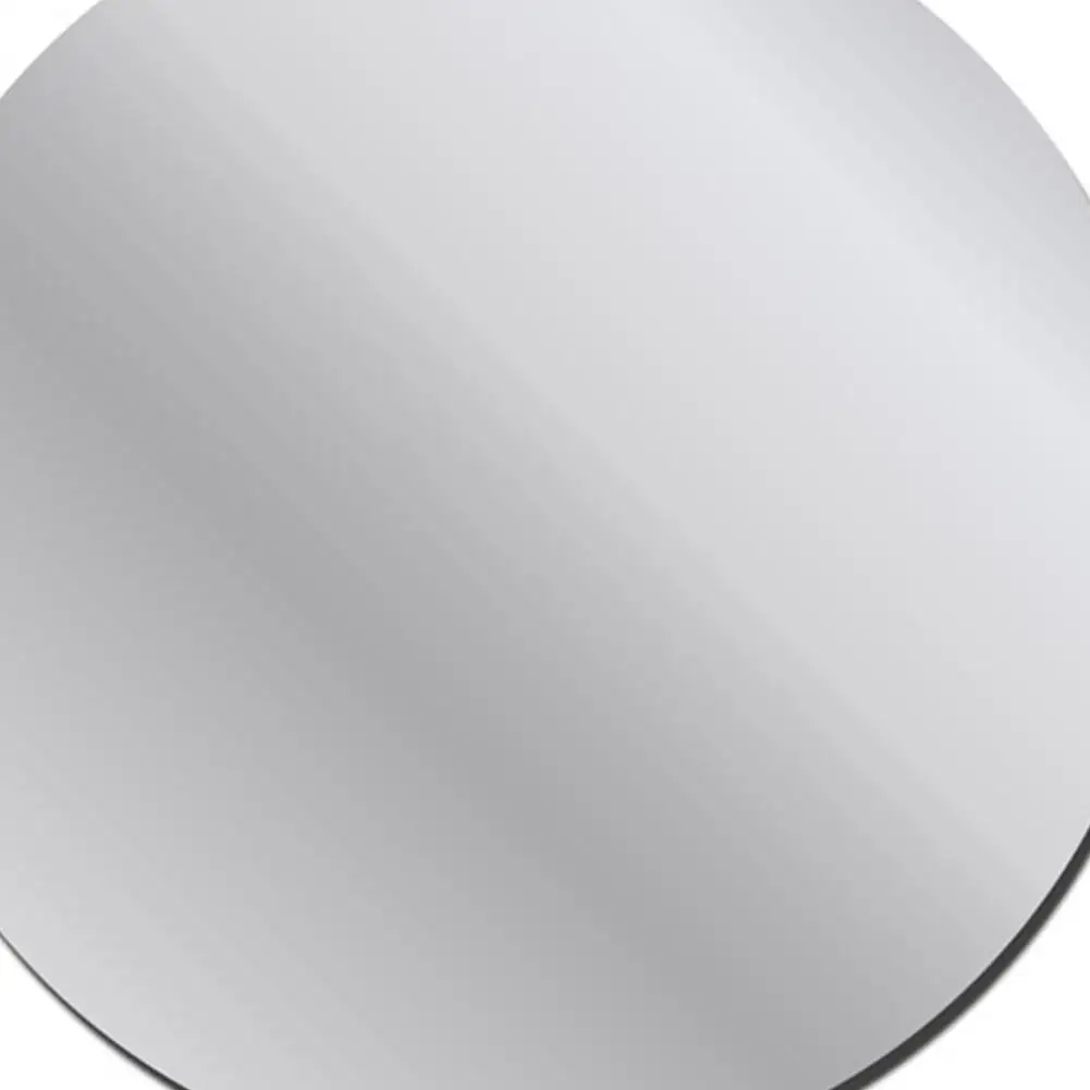 2개입 원형 3D 거울 벽 스티커 방 홈 아크릴 벽화 장식 (실버 30cm)