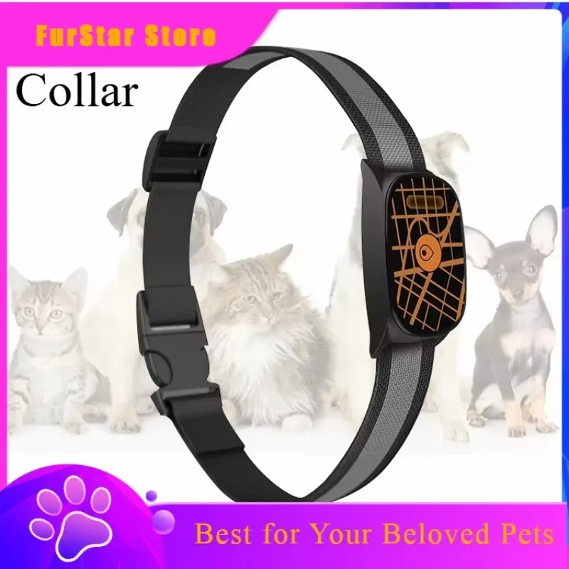 FurStarLong Battery Waterproof 4G Global Location GPS Collar Tracker For Dogs