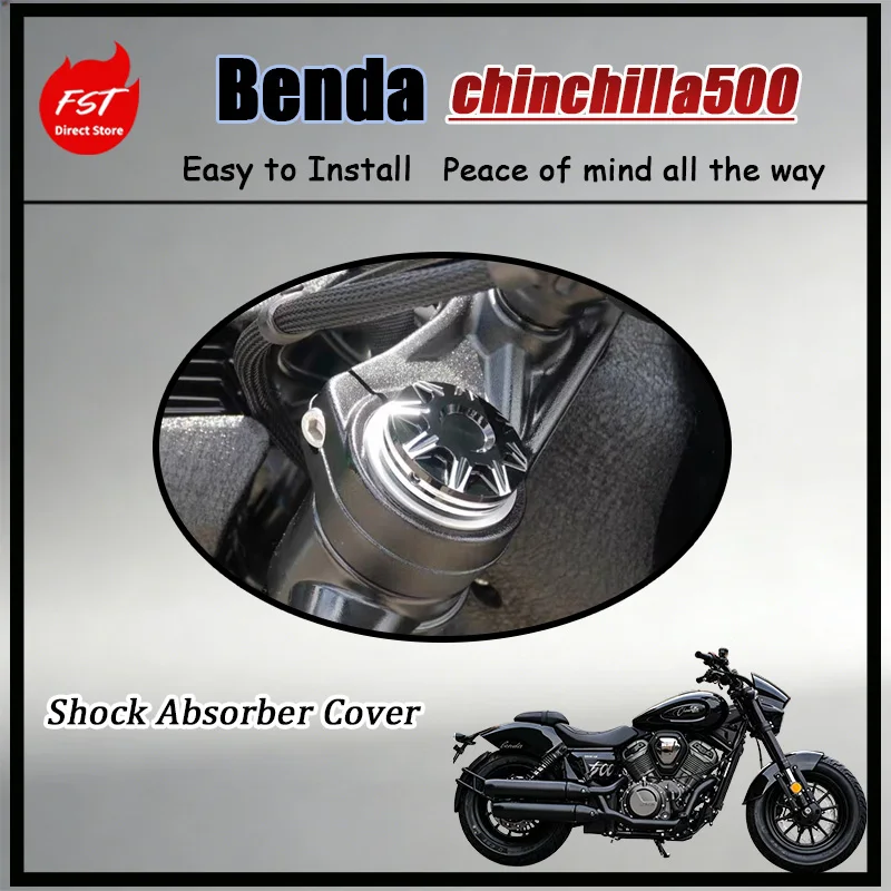 

FOR Black Shock Absorber Protection Decorative Cap Benda Blackflag500 950 Greystone300 chinchilla500 Direct Bolt-On Mod Part