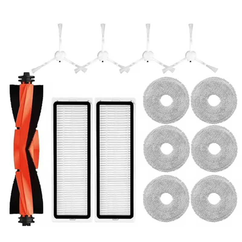 For Xiaomi Robot Vacuum S10 Plus / S10+ / B105 Parts Accessories Main Side Brush Hepa Filter Mop Cloth Replacement