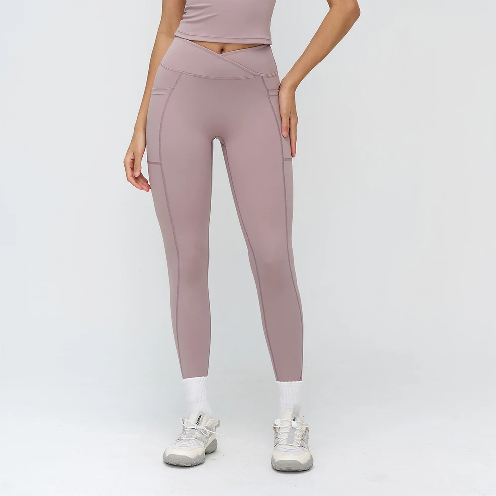 Push Up Sport Leggings Women Workout Gym Leggings Women Training Stretch Tights Fitness Yoga Pants V Back Scrunch Butt Leggings