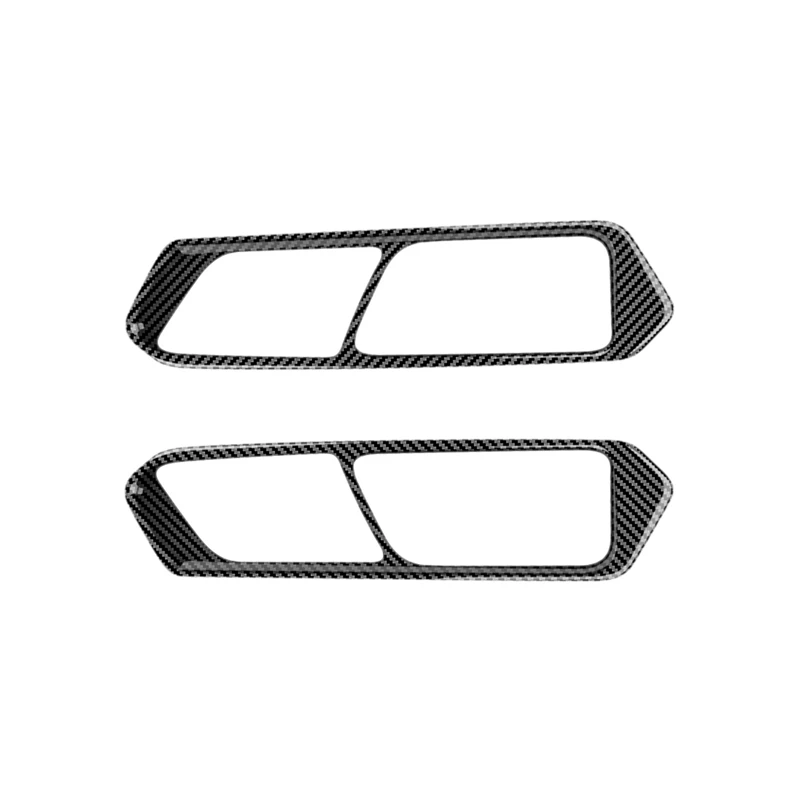 Carbon Fiber Interior Door Handle Panel Cover Trim Frame Sticker For Toyota Veloz Avanza 2022+