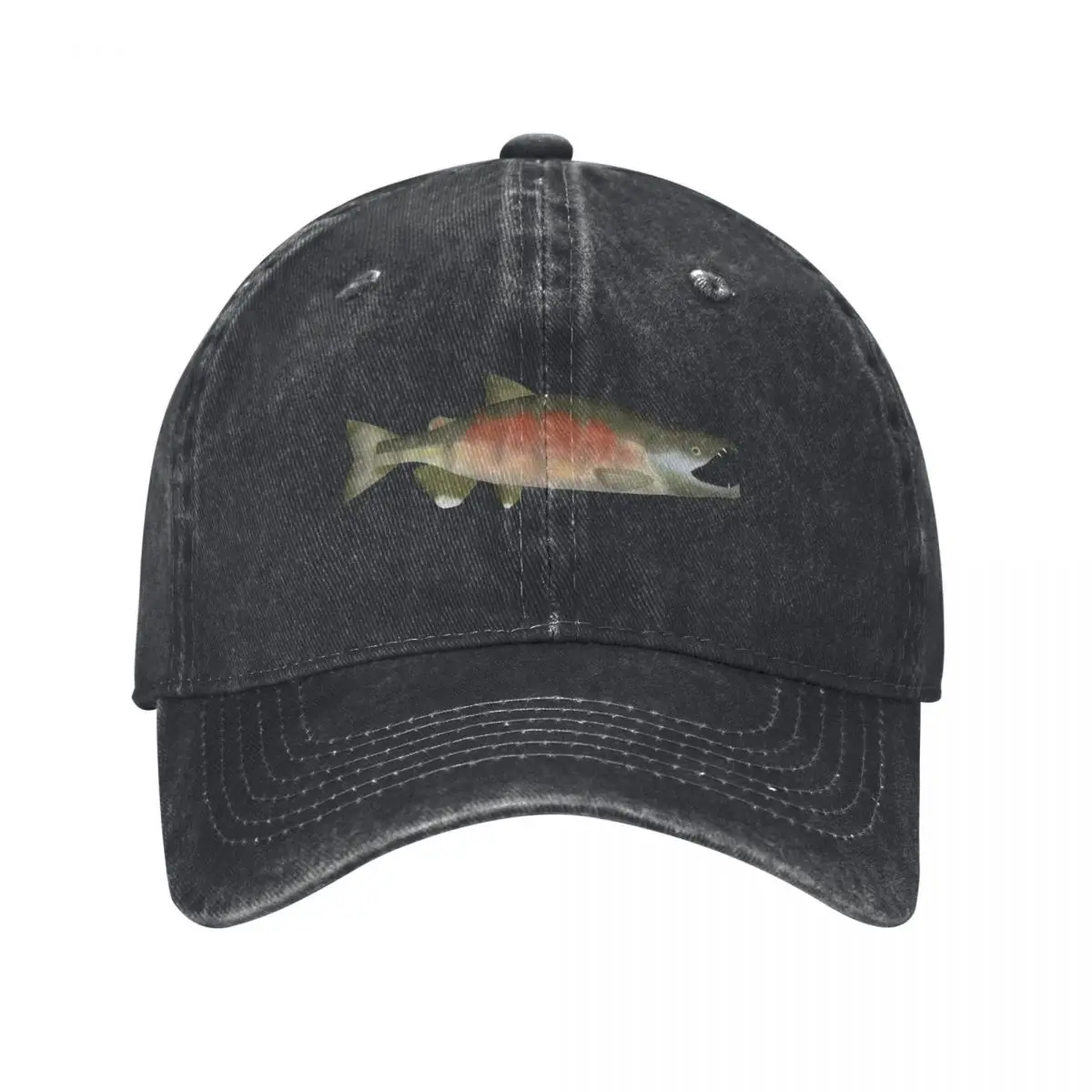 Chum (Dog) Salmon - Spawning Phase Baseball Cap Snapback Cap Kids Hat Women's Hats Men's