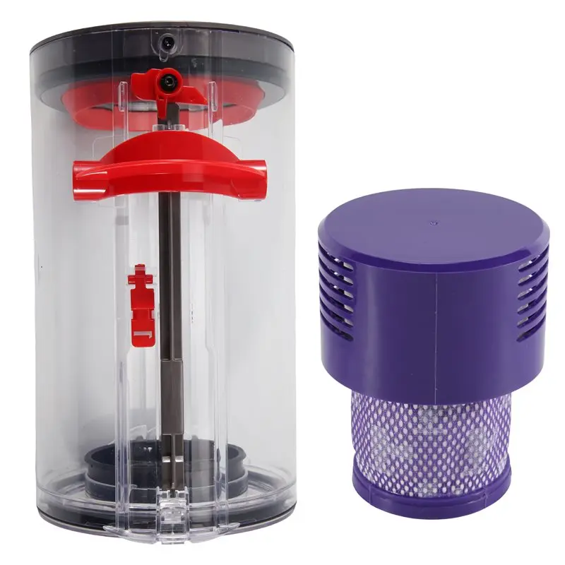 Conteneur à poussière LICE avec filtre et pièces de rechange pour aspirateur Dyson V10 SV12 Animal et Absolute