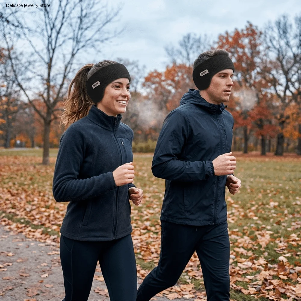 New Soft Ear Warmer Headband Faux Mink Fleece Windproof Earmuffs Stretchy Thick Knit Ear Covers Outdoor Sports