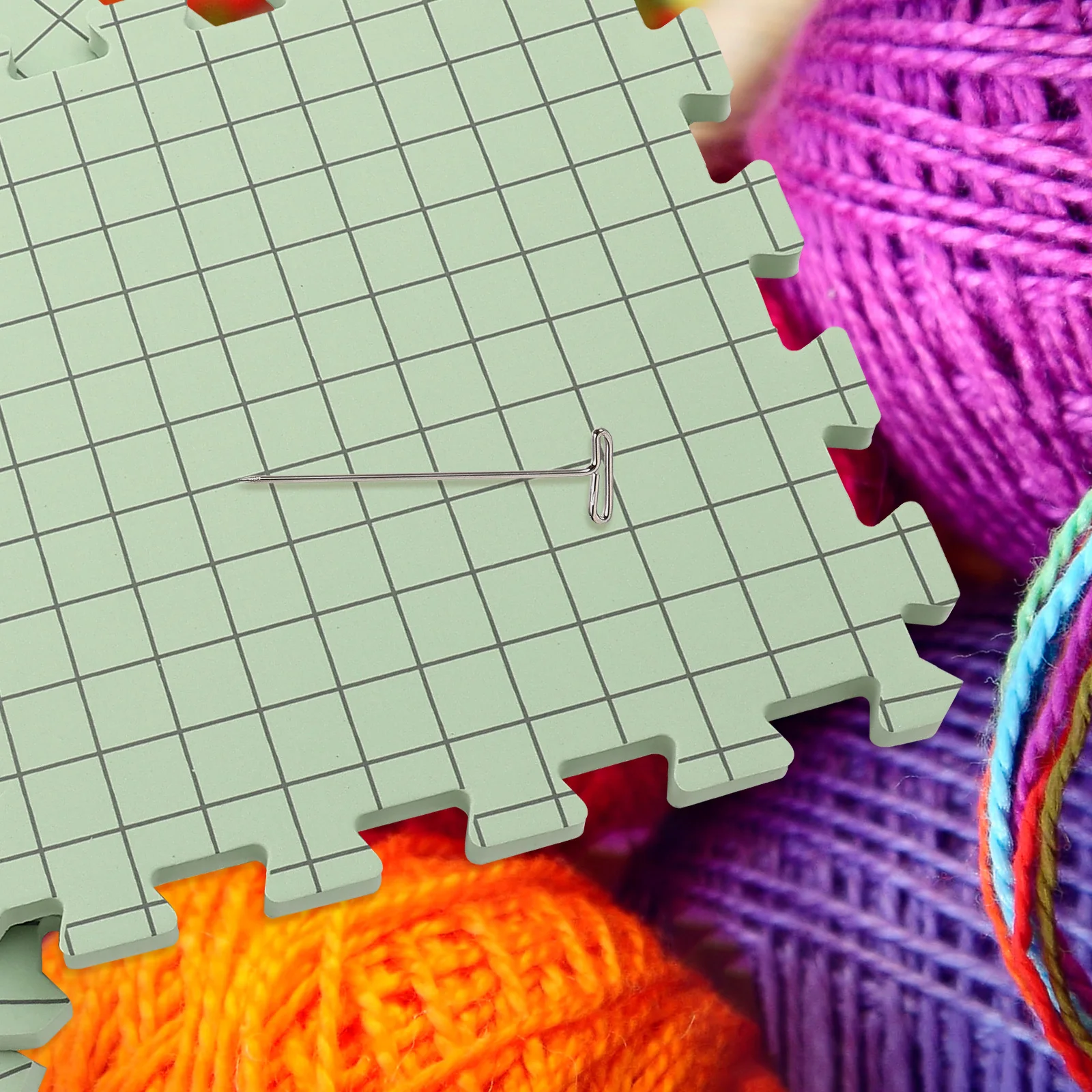 

1 set Crochet Set Knitting Mats Foam Blocking Board Knitting Supplies For Crocheting Portable Lightweight DIY Supplies