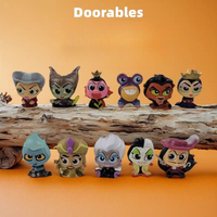 Doorables Scar Ursula Maleficent Anime Action Figures Kawaii Big Eye Model Toys Collectible Ornaments Children Gifts