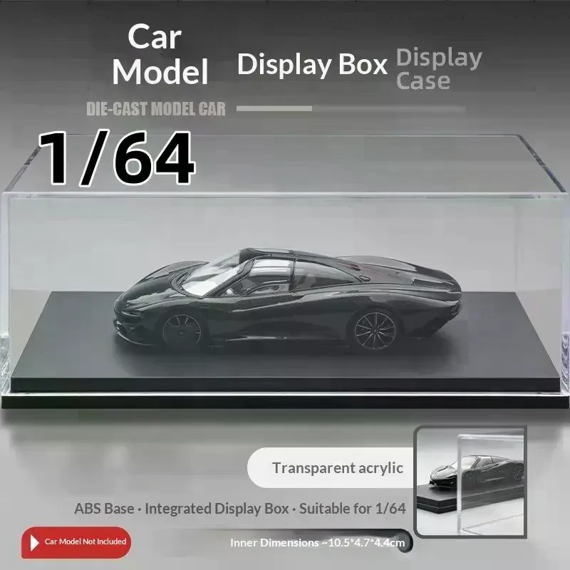 1/5Pcs Acrylic Dust-Proof Showcase & Storage Organizer Box For MiniGT 1/64 Diecast Model Car Display Case With Cover