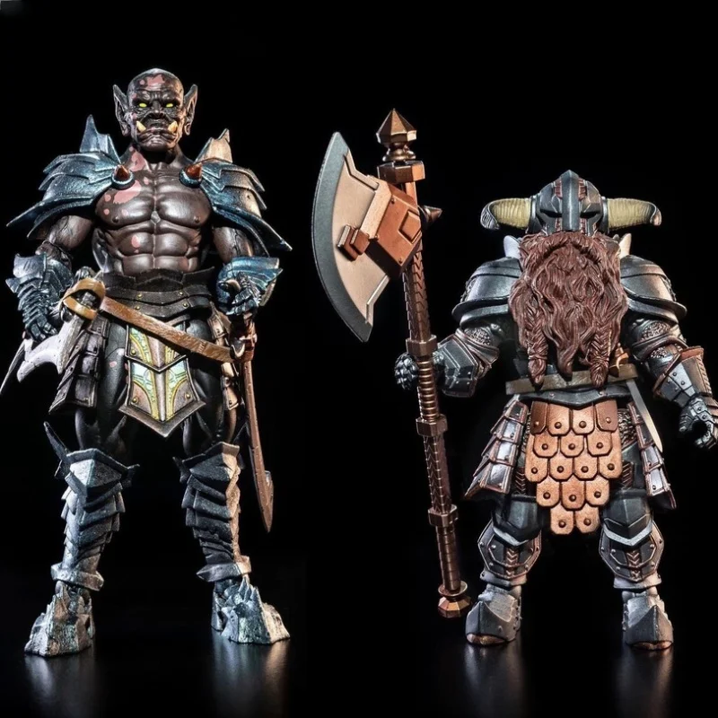 En Stock quatre cavaliers légions mythiques All-Sta Wave 6 série hache crâne rouge lait blanc chevalier articulé figurine modèle jouets