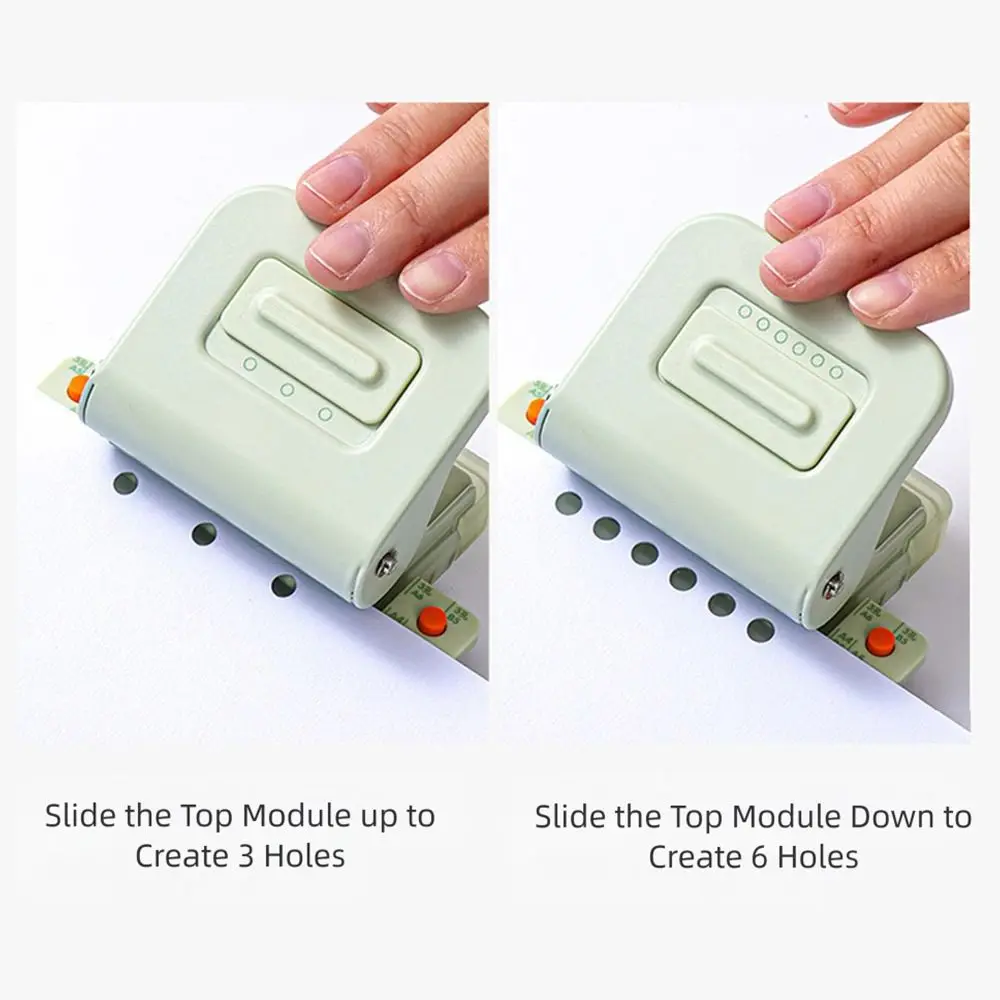 Multi-functional 3/6Holes Loos - Paper Punch 3 Hole recension och pris
