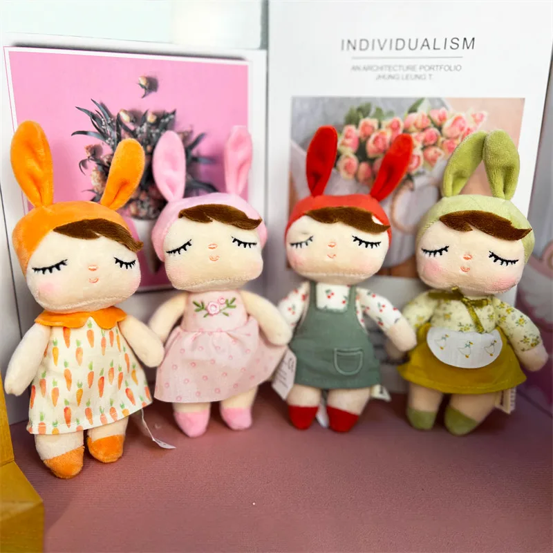 Metoo Angela Pastoral Bunny Princess Doll,Rural Style Stuffed Plush Cute Toy Kids Birthday Gifts for Baby