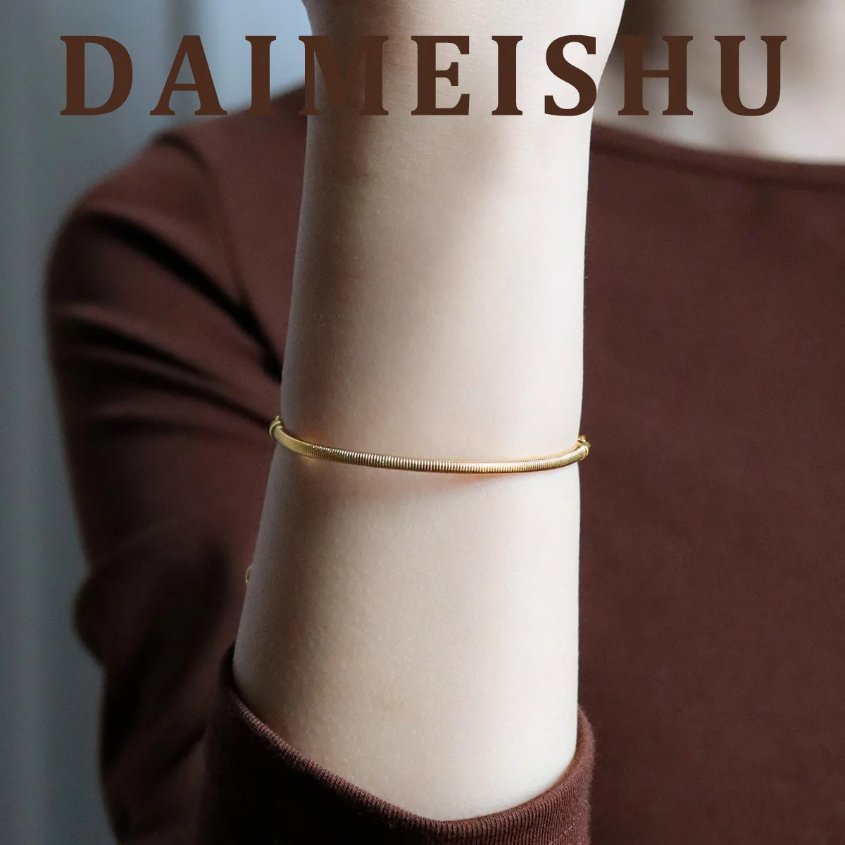 New simple design elegant delicate fashionable dazzling broken ice copper coin bracelet and hand jewelry for women