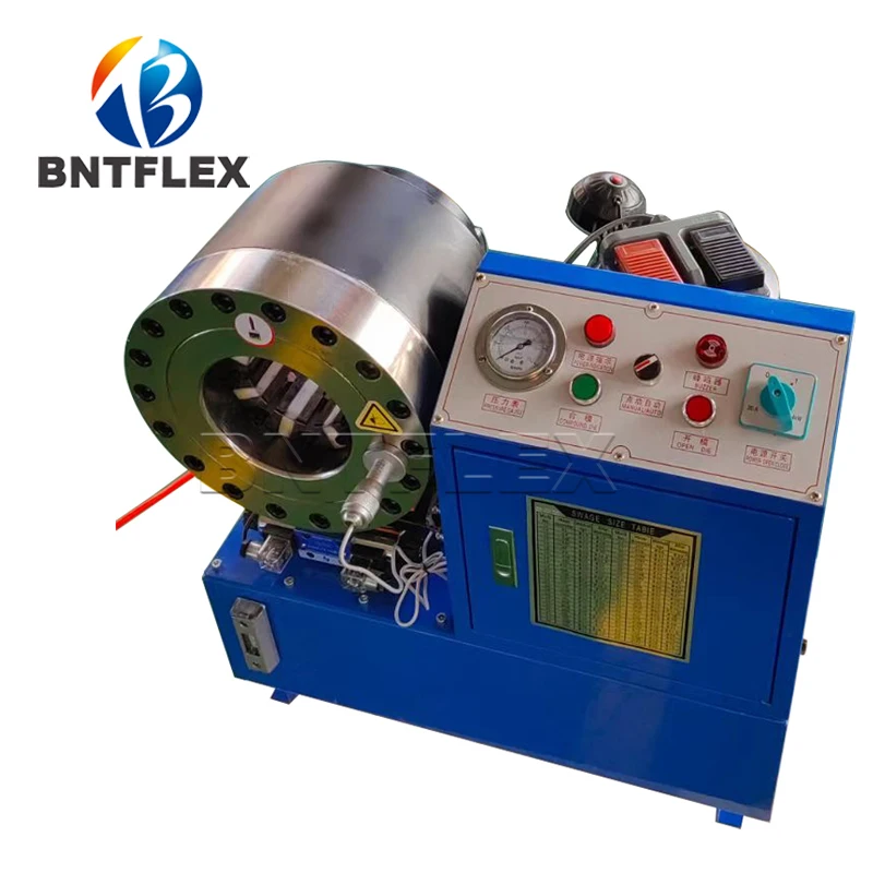 

2 inch pipe crimping machine BNT68 hydraulic hose presses with 12 sets of dies
